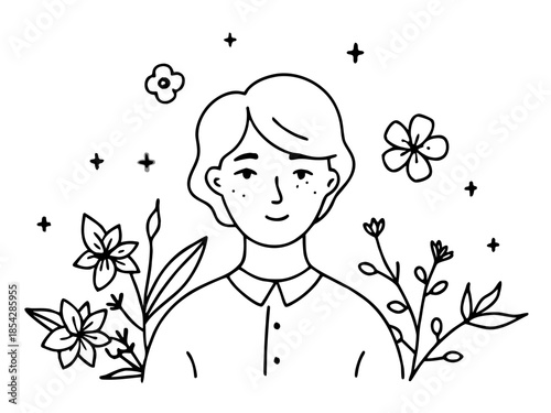 Romantic Evening Landscape