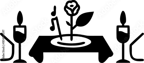 Romantic Evening Setup