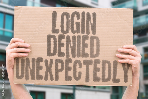 Foto "Login Denied Unexpectedly" Users lose entry without clear reason