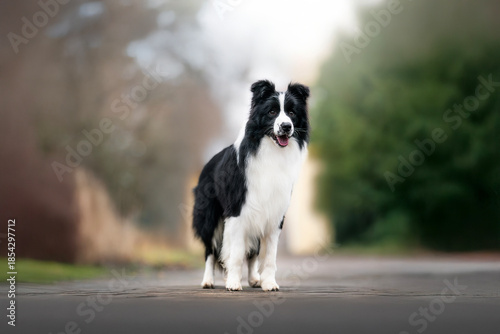 Border Collie dog breed portrait of dog