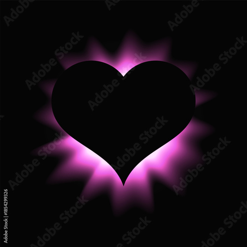 Heart illuminate light frame