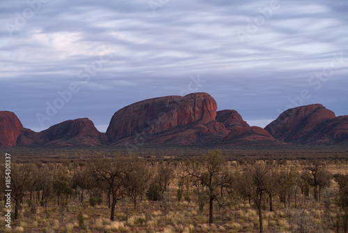Kata Tjuta The Olgas Rock Formations Before Sunrise Northern Territory Australia