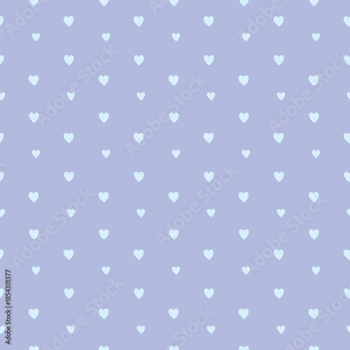 Seamless pattern with hearts. Template holiday vector illustration. Design for card, postcard, poster, print, banner. Cartoon colorful hearts on color background.
