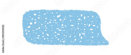 Blue chalk scribble talk bubble in a soft organic rectangle shape. This speech textbox brings a dynamic message and chat element, perfect for communication backgrounds and creative posts.