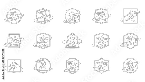 Line icon set of people activities and daily routines illustrating lifestyle and human behavior.