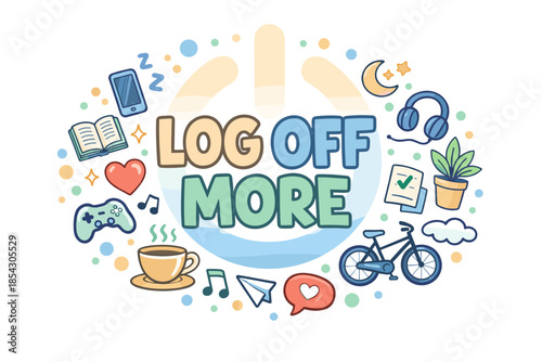 Log off more: encouraging offline activities and relaxation