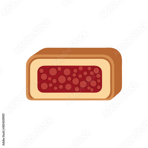 Deliciously baked pastry with a vibrant berry filling, a perfect sweet treat for any time of day, offering a comforting and delightful culinary experience