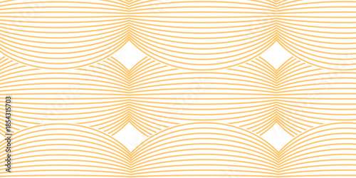 Instant noodle ramen pattern background. Yellow geometric texture of pasta. Food banner: spaghetti, macaroni, vermicelli. illustreation