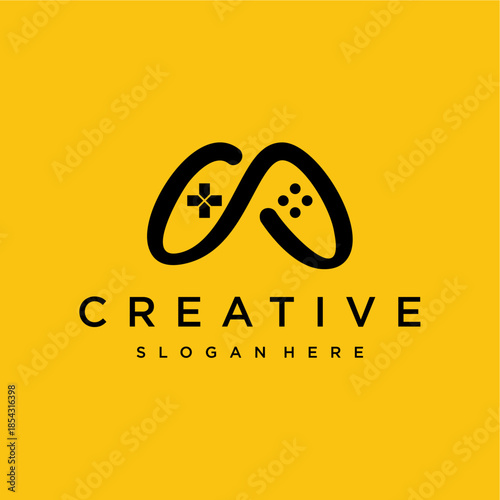 Video Game Controller Logo Design - Creative Gaming Icon