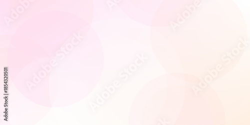 Banner background, pastel colorful, pink and orange gradations, circle abstract background, eps 10