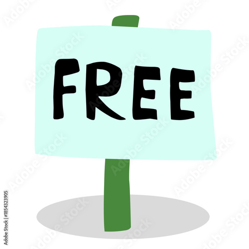 Flat illustration representing freedom concept, suitable for independence, liberty, motivation, lifestyle, and inspirational design themes