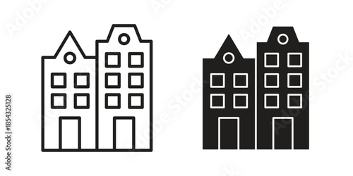 Amsterdam icons sign vectors. suitable for web, app, infographic, etc