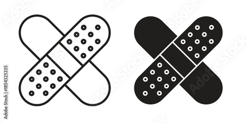 Band aid icons sign vectors. suitable for web, app, infographic, etc