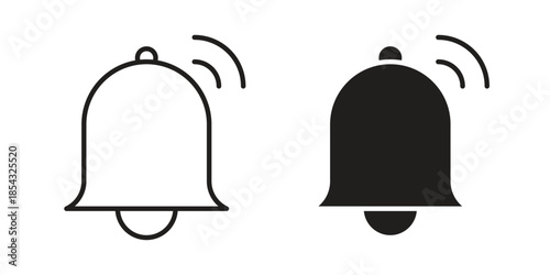 Bell ring icons sign vectors. suitable for web, app, infographic, etc