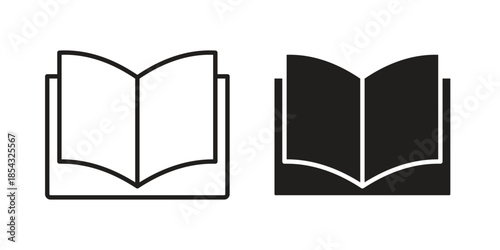 Book icons sign vectors. suitable for web, app, infographic, etc
