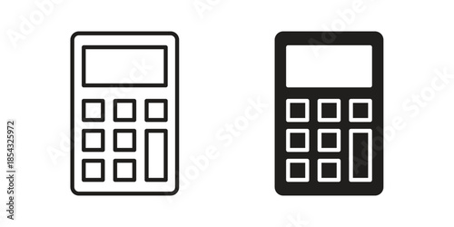Calculator icons sign vectors. suitable for web, app, infographic, etc