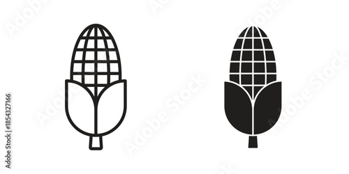 Corn icons sign vectors. suitable for web, app, infographic, etc