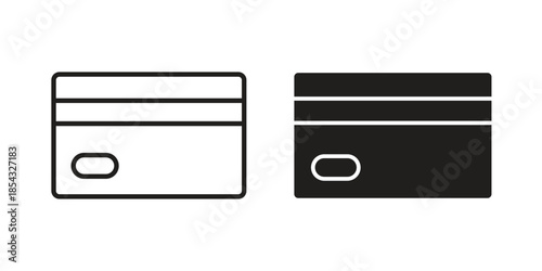 Credit card icons sign vectors. suitable for web, app, infographic, etc