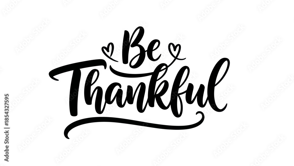Fototapeta premium Artistic script declaring gratitude and heartfelt thanks expressed through lettering