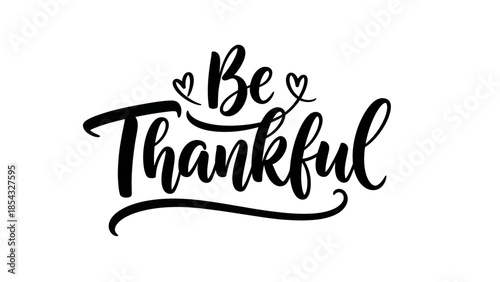 Artistic script declaring gratitude and heartfelt thanks expressed through lettering