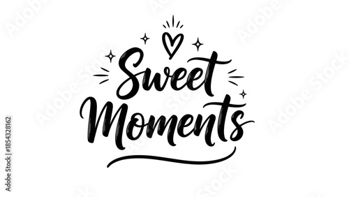 Elegant handwritten quote expressing joy and special occasions in a charming calligraphic design