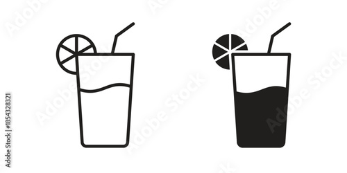 Drink icons sign vectors. suitable for web, app, infographic, etc