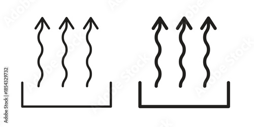 Heat icons sign vectors. suitable for web, app, infographic, etc