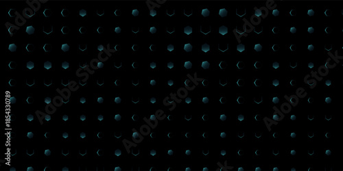 Abstract hexagon blue background banner futuristic business data technology modern concept, polygon shape lines connecting link structure dark blue contrast copyspace.