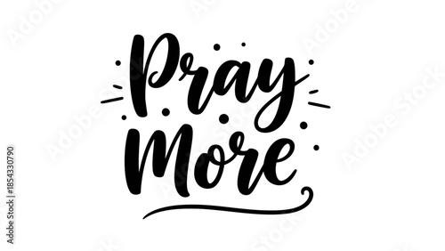 Inspiring spiritual message presented in elegant handwritten typography on a clean white