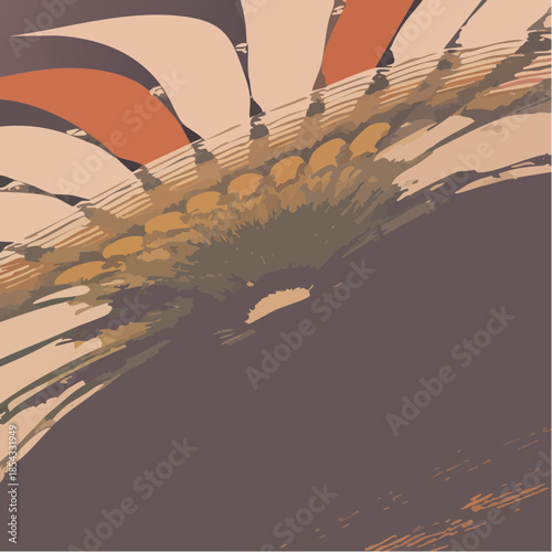 Close up of a sunflower petals.