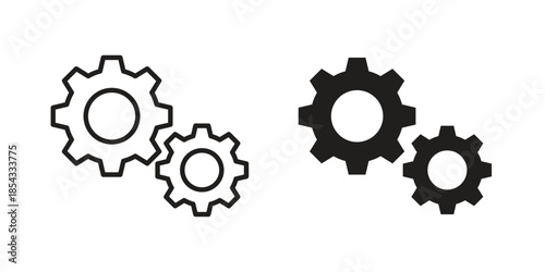 Settings icons sign vectors. suitable for web, app, infographic, etc