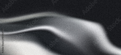 Quadro su tela Black white abstract header backdrop