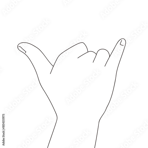 ハンドジェスチャーイラスト素材