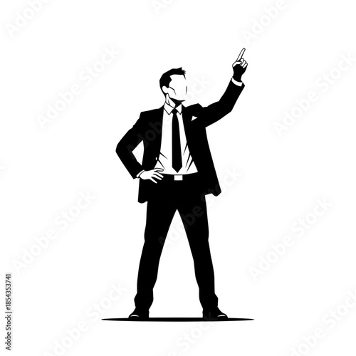 a businessman wearing a suit and tie