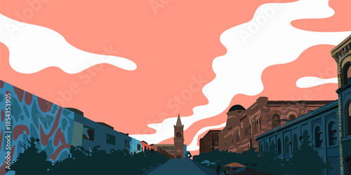 Vibrant Local Street Art Scene