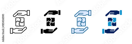 Contribution Icon Set Multiple Style Collection