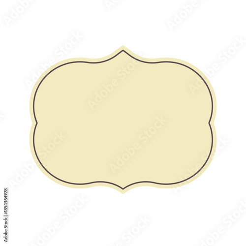 Vintage Badge Label Frame