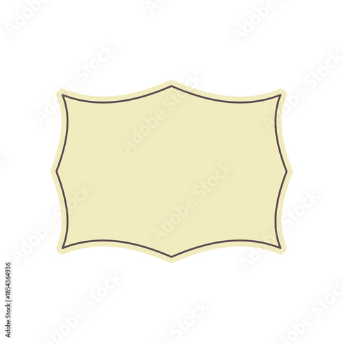 Vintage Badge Label Frame