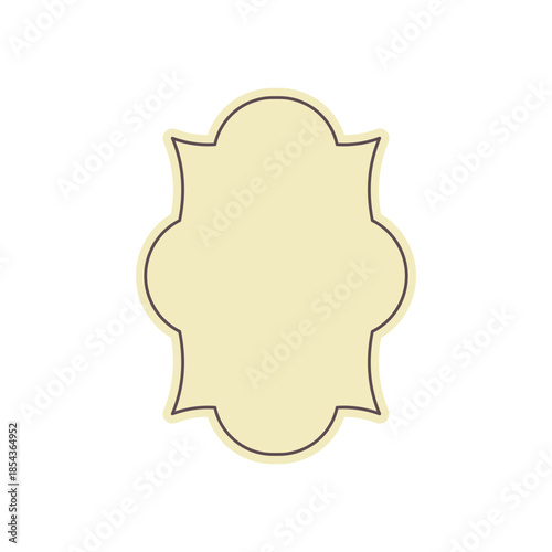 Vintage Badge Label Frame