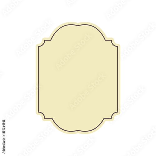 Vintage Badge Label Frame