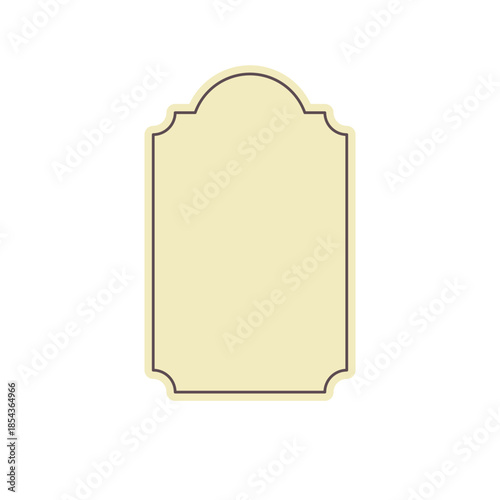 Vintage Badge Label Frame