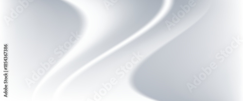 White grey studio room. Limbo light background. Abstract 3d gradient backdrop for product presentation.