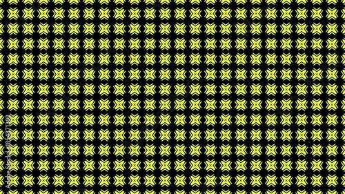 Kaleidoscope animation (yellow)