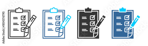 accountability icon set multiple style collection	
