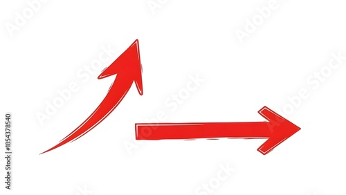 Directional arrows indicating growth and progress.