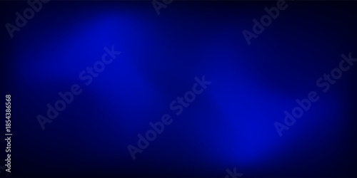Deep blue ocean gradient wallpaper. Abstract deep dark navy underwater background. Night sky and deep water surface design. Blur sea backdrop for presentation, brochure, poster, banner. Vector