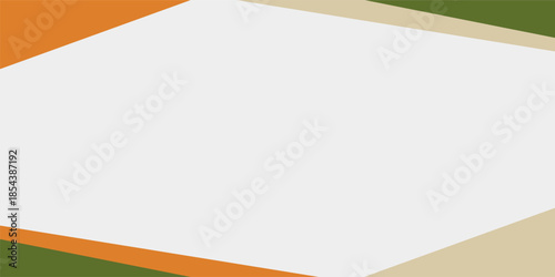 Modern Abstract Geometric Frame Background with Earth Tone Colors