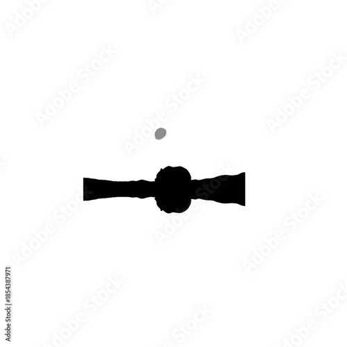 Isolated gear mechanism icon