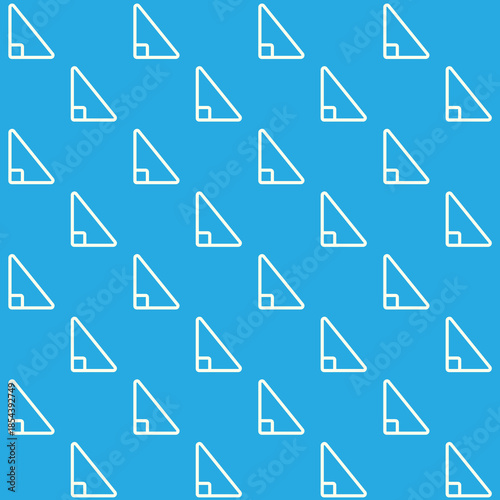 Right Triangle Vector Seamless Pattern