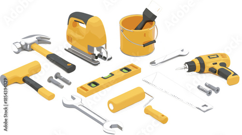 Professional fitness gym equipment vector collection featuring treadmill kettlebell dumbbells yoga mat jumping rope exercise ball sneakers and protein shaker bottle icons.